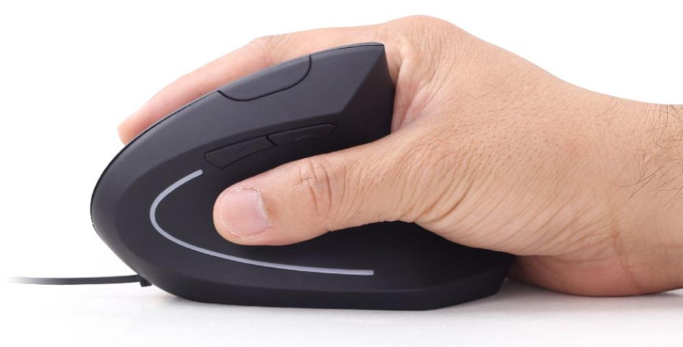 RATON GEMBIRD MUS-ERGO-01 ERGONOMICO 3200 DPI NEGRO USB - detalle
