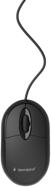 RATON GEMBIRD MUS-U-01 OPTICO 1000 DPI NEGRO USB - detalle