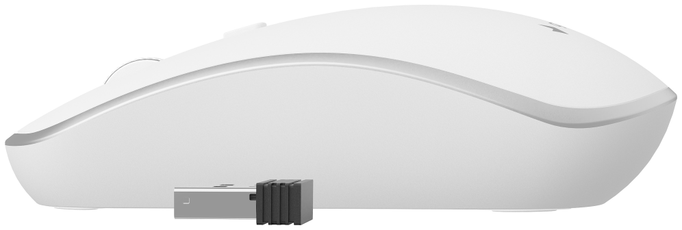 RATON GEMBIRD OPTICAL WHITE SILVER RF INALAMBRICO PILAS - detalle