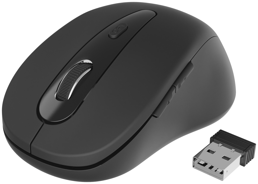 RATON GEMBIRD OPTICO 6 BOTONES NEGRO RF INALAMBRICO PILAS - detalle