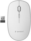 RATON GEMBIRD OPTICO SILENCIOSO BLANCO RF INALAMBRICO PILAS