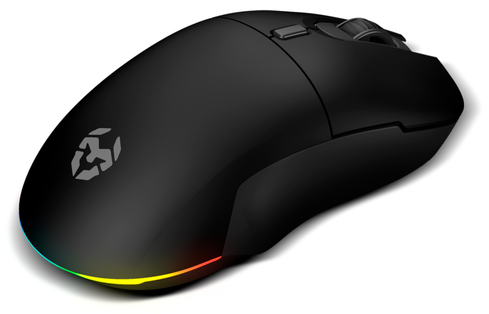 RATON KROM KOMET GAMING RGB WIRELESS NEGRO - detalle