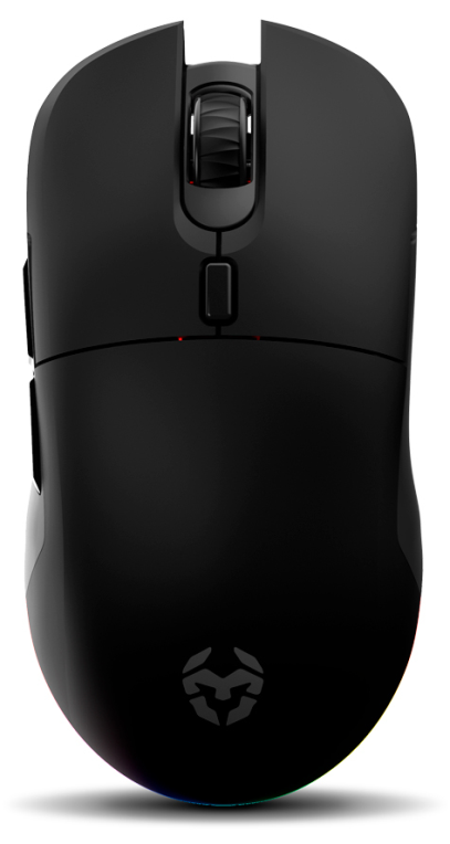 RATON KROM KOMET GAMING RGB WIRELESS NEGRO - detalle