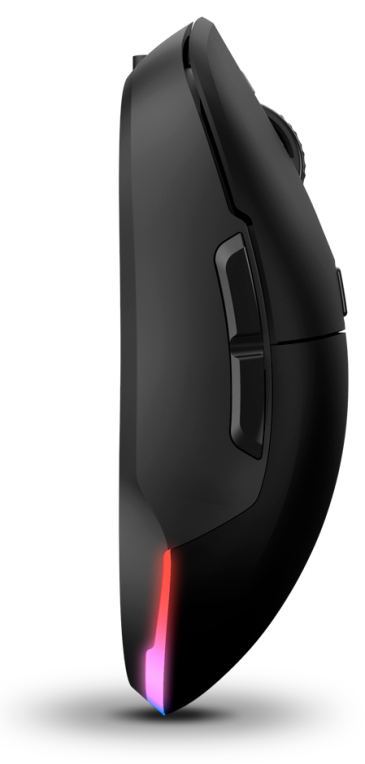 RATON KROM KOMET GAMING RGB WIRELESS NEGRO - detalle