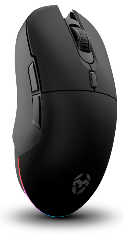 RATON KROM KOMET GAMING RGB WIRELESS NEGRO - detalle