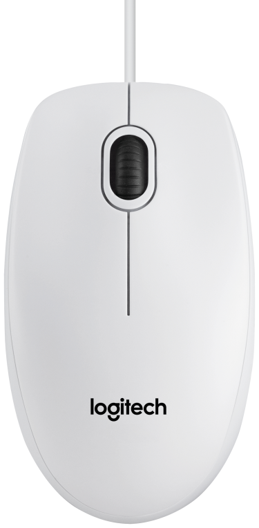 RATON LOGITECH B100 BLANCO USB