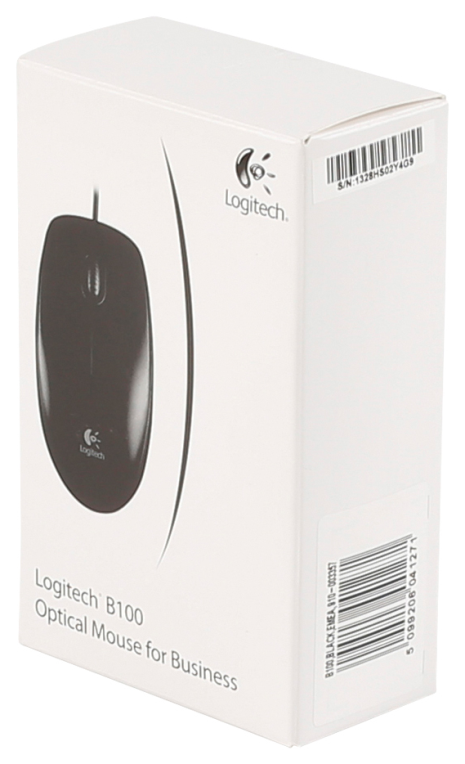 RATON LOGITECH B100 NEGRO USB - detalle