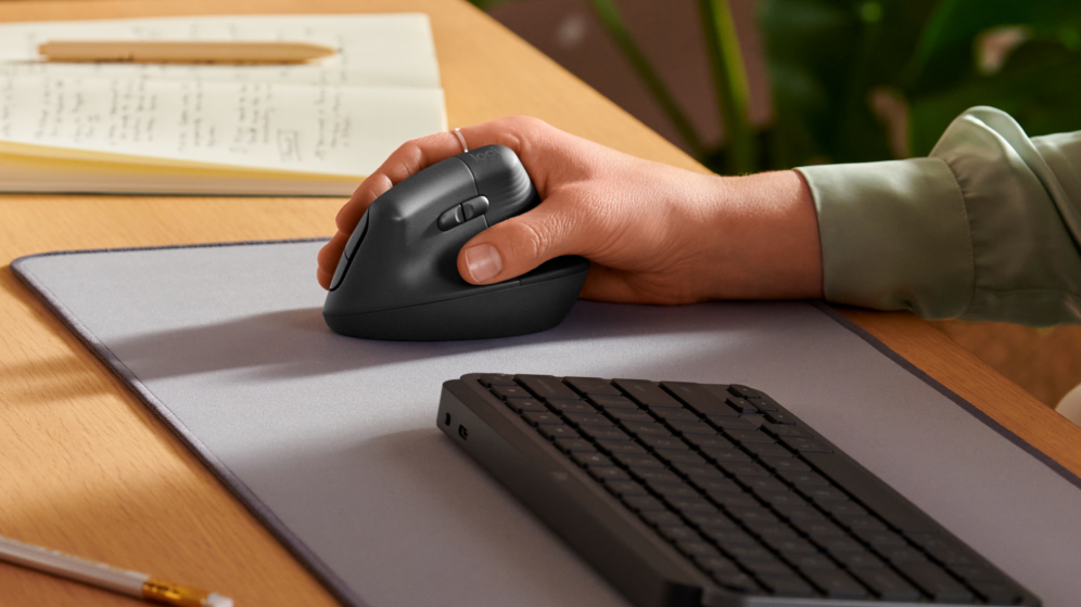 RATON LOGITECH LIFT VERTICAL EGONOMIC INALAMBRICO BLUETOOTH PILAS - detalle