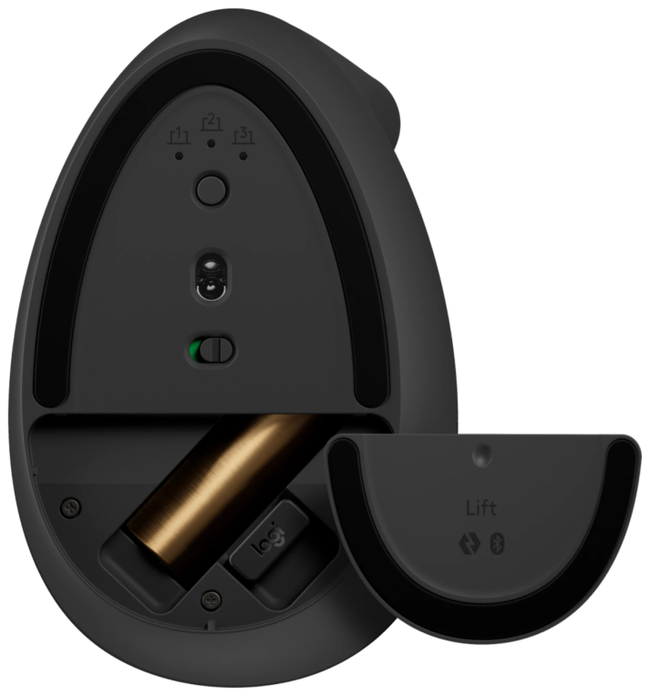 RATON LOGITECH LIFT VERTICAL EGONOMIC INALAMBRICO BLUETOOTH PILAS - detalle