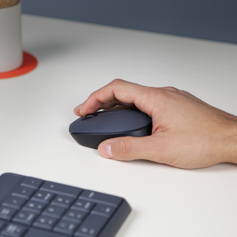 RATON LOGITECH M170 NEGRO GRIS RF INALAMBRICO PILAS - detalle