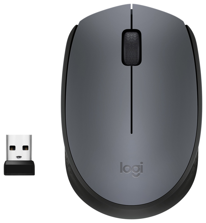 RATON LOGITECH M170 NEGRO GRIS RF INALAMBRICO PILAS
