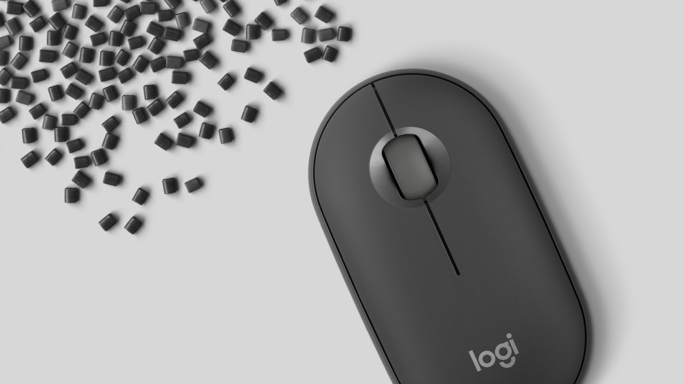RATON LOGITECH PEBBLE MOUSE M350S GRAFITO BLUETOOTH PILAS - detalle