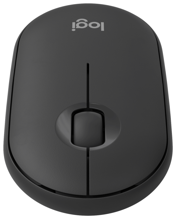 RATON LOGITECH PEBBLE MOUSE M350S GRAFITO BLUETOOTH PILAS