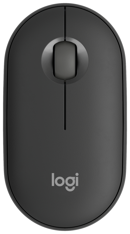 RATON LOGITECH PEBBLE MOUSE M350S GRAFITO BLUETOOTH PILAS - detalle