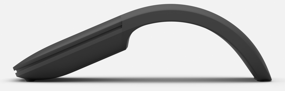 RATON MICROSOFT SURFACE ARC MOUSE 2 BOTONES BLUETOOTH 4.1 NEGRO - detalle