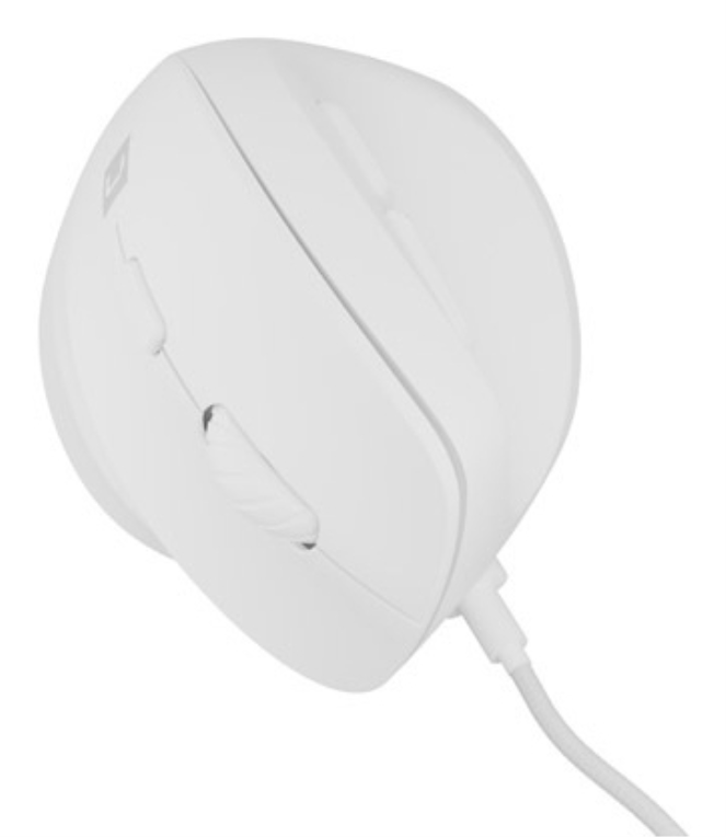 RATON NATEC CRAKE 2 PRO VERTICAL DIESTRO 12.800 DPI OPTICO BLANCO USB - detalle