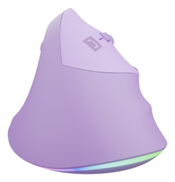 RATON NATEC CRAKE 2 PRO VERTICAL DIESTRO 12.800 DPI OPTICO LAVANDA USB - detalle
