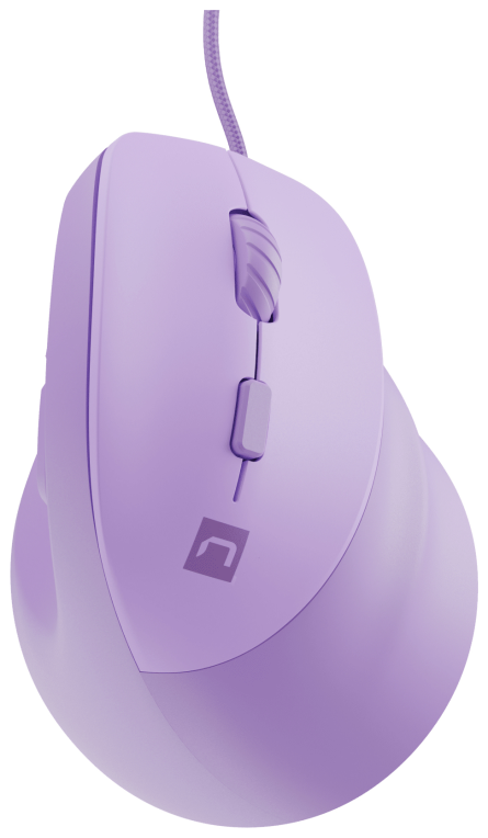 RATON NATEC CRAKE 2 PRO VERTICAL DIESTRO 12.800 DPI OPTICO LAVANDA USB