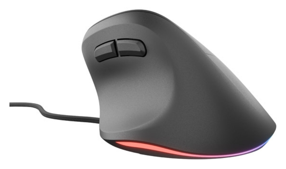 RATON NATEC CRAKE 2 PRO VERTICAL DIESTRO 12.800 DPI OPTICO NEGRO USB - detalle