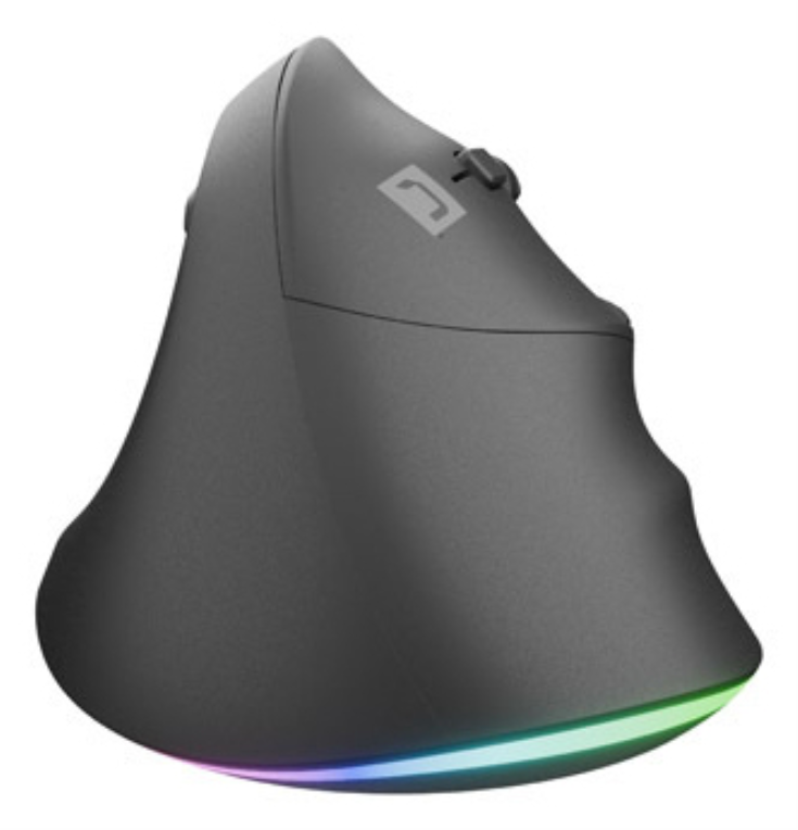 RATON NATEC CRAKE 2 PRO VERTICAL DIESTRO 12.800 DPI OPTICO NEGRO USB - detalle