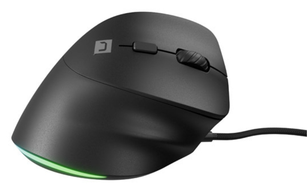 RATON NATEC CRAKE 2 PRO VERTICAL DIESTRO 12.800 DPI OPTICO NEGRO USB - detalle