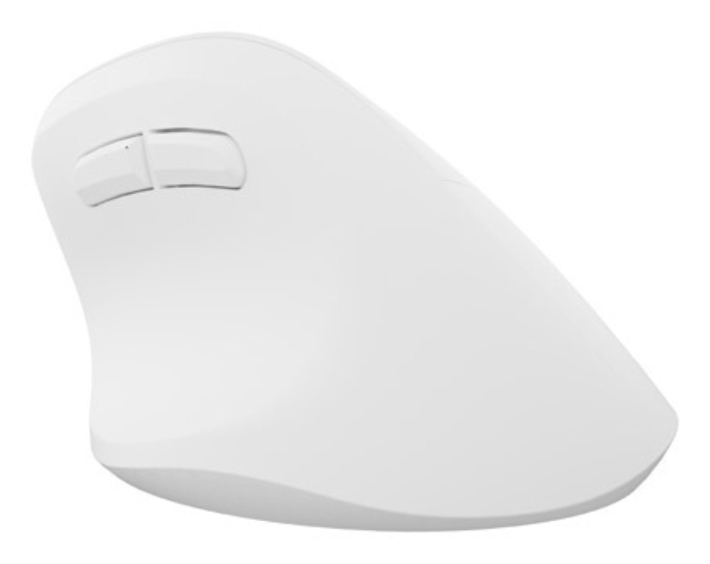 RATON NATEC CRAKE 2 VERTICAL DIESTRO DUAL 2400 DPI BLANCO BLUETOOTH PILAS - detalle
