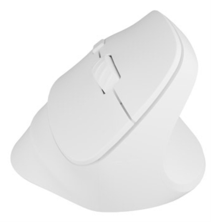 RATON NATEC CRAKE 2 VERTICAL DIESTRO DUAL 2400 DPI BLANCO BLUETOOTH PILAS - detalle