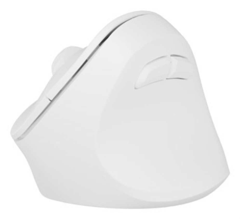 RATON NATEC CRAKE 2 VERTICAL DIESTRO DUAL 2400 DPI BLANCO BLUETOOTH PILAS - detalle