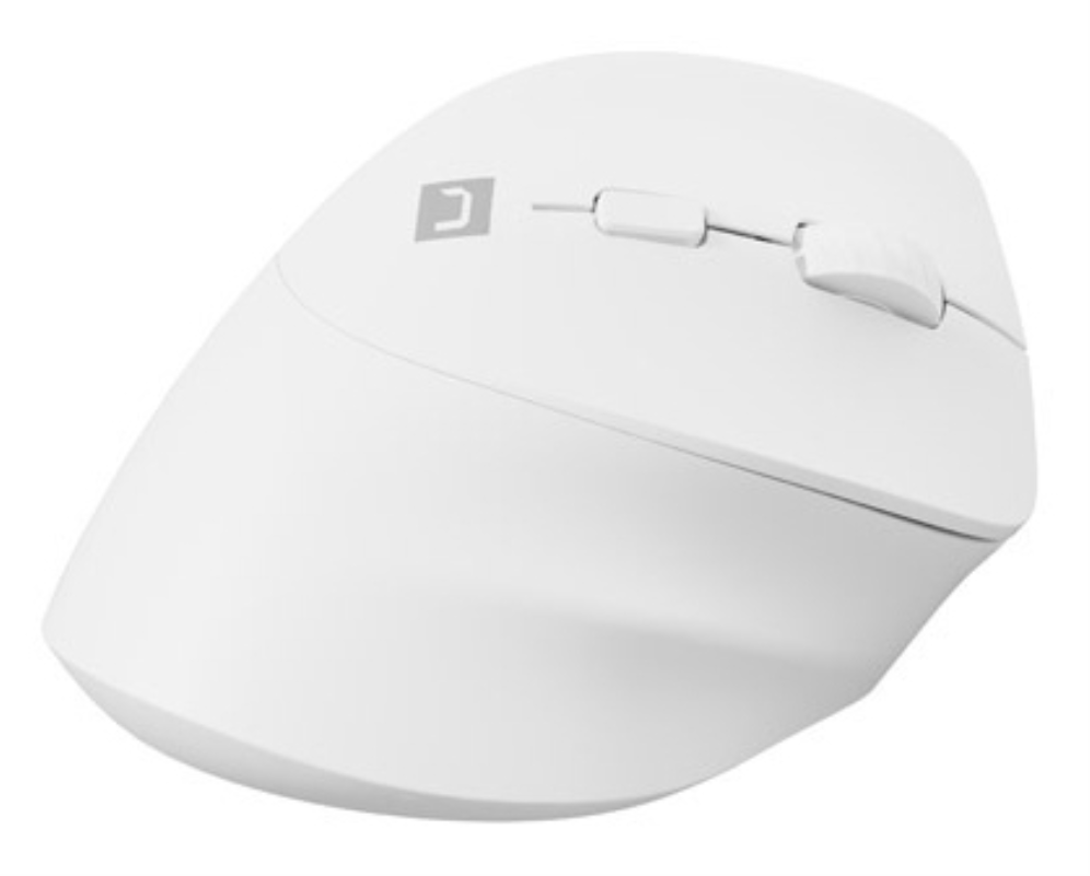RATON NATEC CRAKE 2 VERTICAL DIESTRO DUAL 2400 DPI BLANCO BLUETOOTH PILAS - detalle