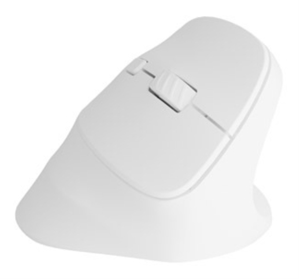 RATON NATEC CRAKE 2 VERTICAL DIESTRO DUAL 2400 DPI BLANCO BLUETOOTH PILAS - detalle