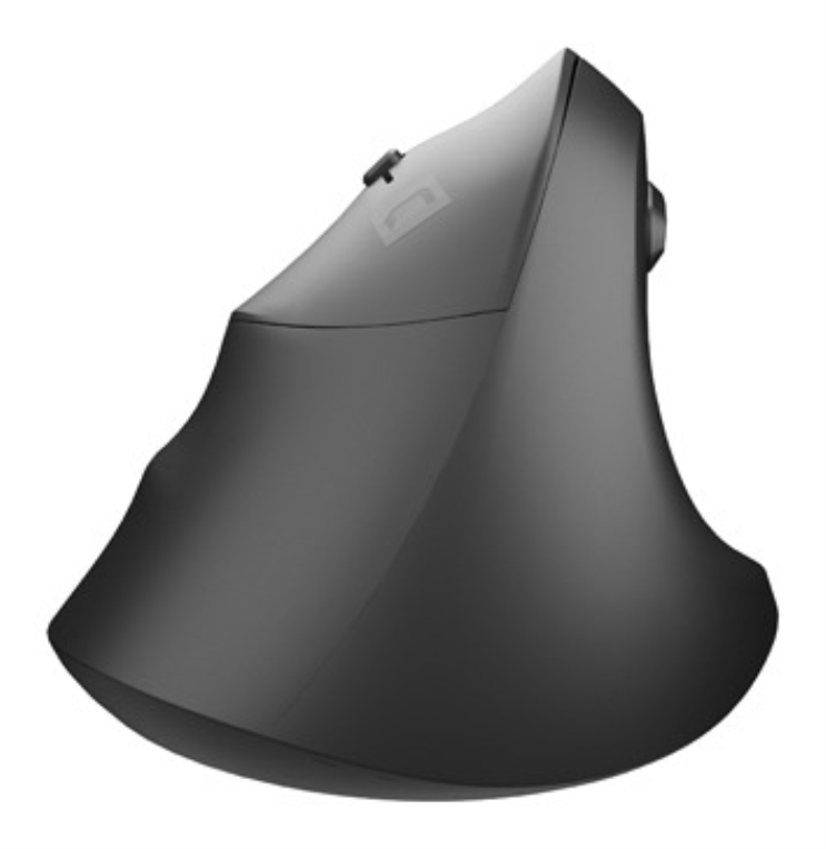 RATON NATEC CRAKE 2 VERTICAL ZURDO DUAL 2400 DPI NEGRO BLUETOOTH PILAS - detalle