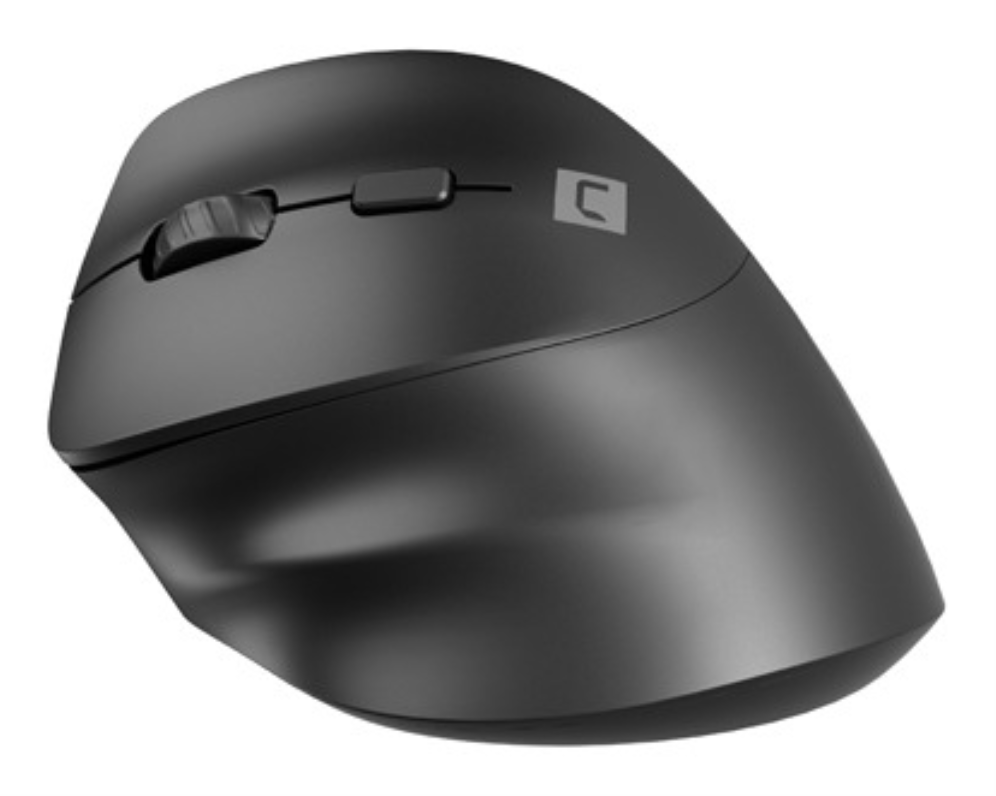 RATON NATEC CRAKE 2 VERTICAL ZURDO DUAL 2400 DPI NEGRO BLUETOOTH PILAS - detalle