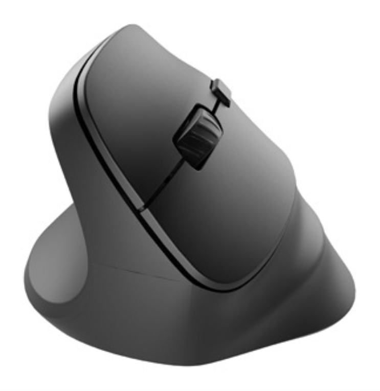 RATON NATEC CRAKE 2 VERTICAL ZURDO DUAL 2400 DPI NEGRO BLUETOOTH PILAS - detalle