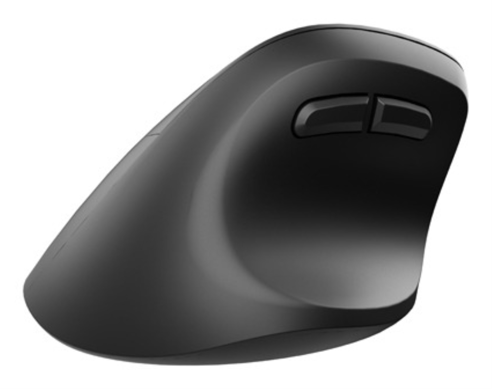 RATON NATEC CRAKE 2 VERTICAL ZURDO DUAL 2400 DPI NEGRO BLUETOOTH PILAS - detalle