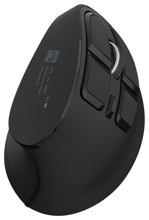 RATON NATEC EUPHONIE PRO VERTICAL DIESTRO 4000 DPI NEGRO BLUETOOTH PILAS