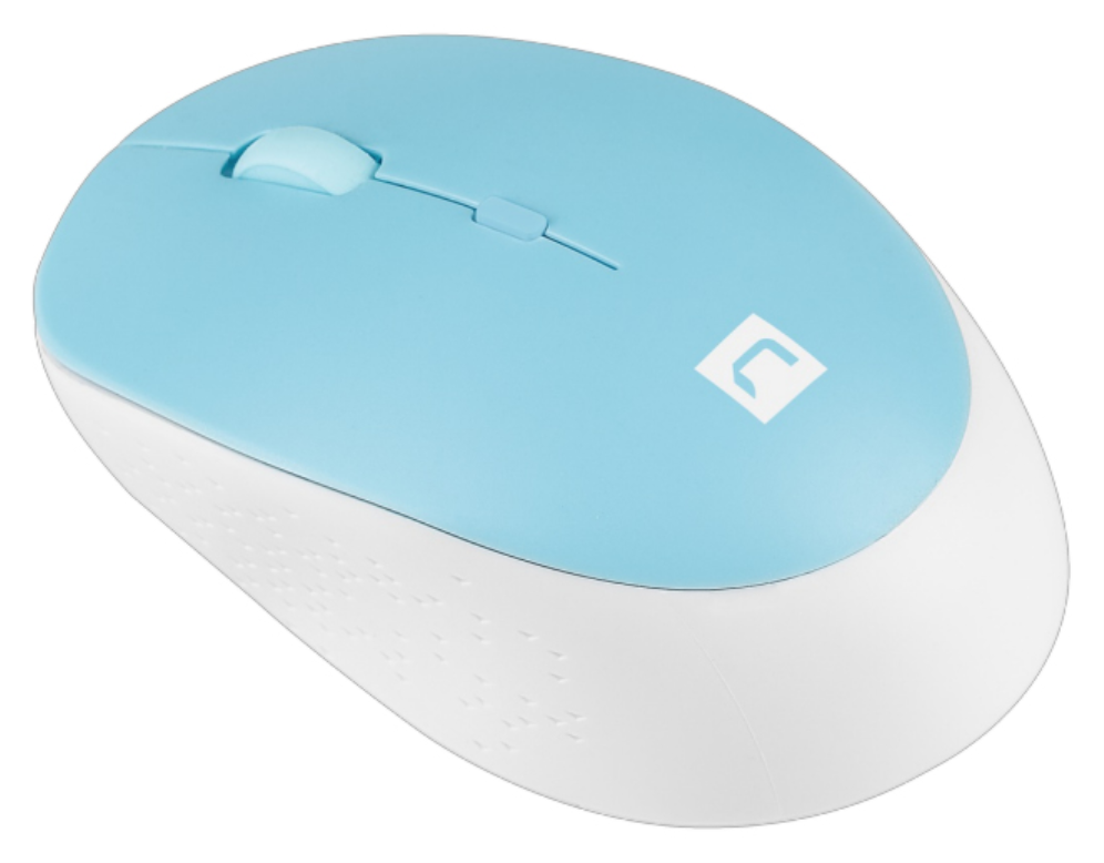 RATON NATEC HARRIER 2 OPTICO 1600DPI AZUL/BLANCO BLUETOOTH PILAS - detalle