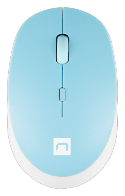 RATON NATEC HARRIER 2 OPTICO 1600DPI AZUL/BLANCO BLUETOOTH PILAS - detalle