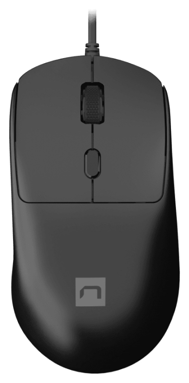 RATON NATEC HAWK 2 2400DPI LASER NEGRO USB - detalle
