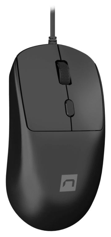 RATON NATEC HAWK 2 2400DPI LASER NEGRO USB - detalle