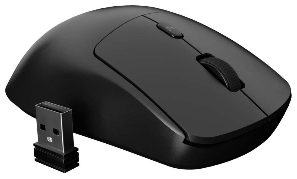 RATON NATEC HAWK 2 3200DPI LASER NEGRO INALAMBRICO 2.4GHZ - detalle