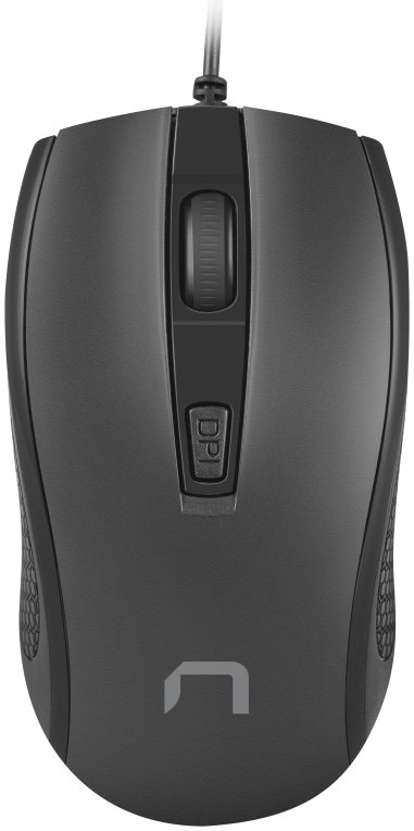 RATON NATEC HOOPOE 2 1600DPI OPTICAL NEGRO USB - detalle