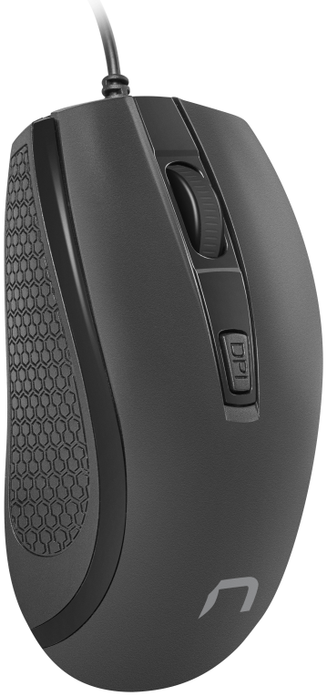 RATON NATEC HOOPOE 2 1600DPI OPTICAL NEGRO USB - detalle