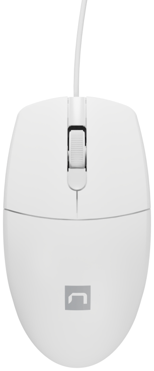 RATON NATEC RUFF 2 1000DPI OPTICO BLANCO USB