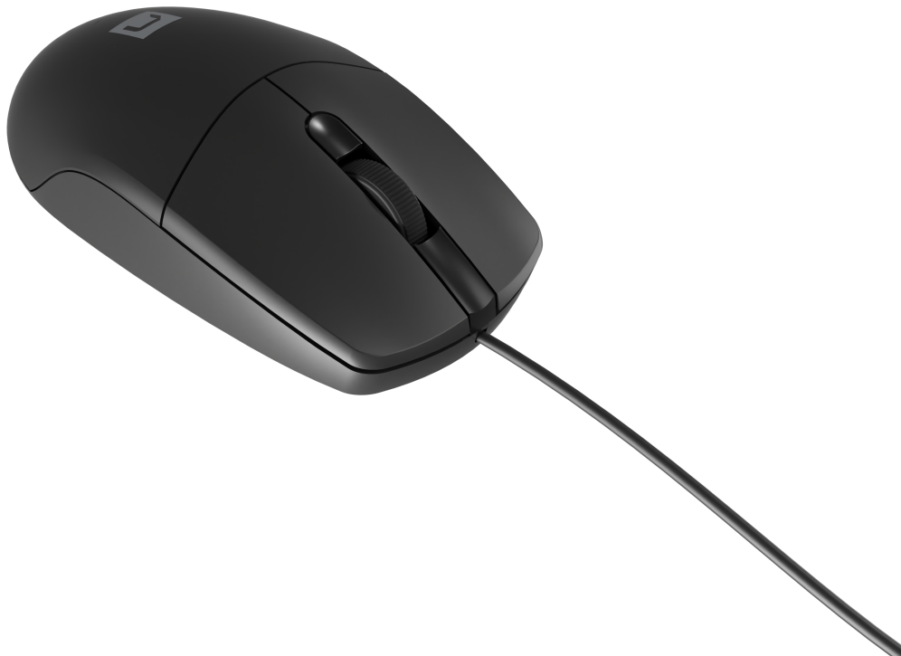 RATON NATEC RUFF 2 1000DPI OPTICO NEGRO USB - detalle