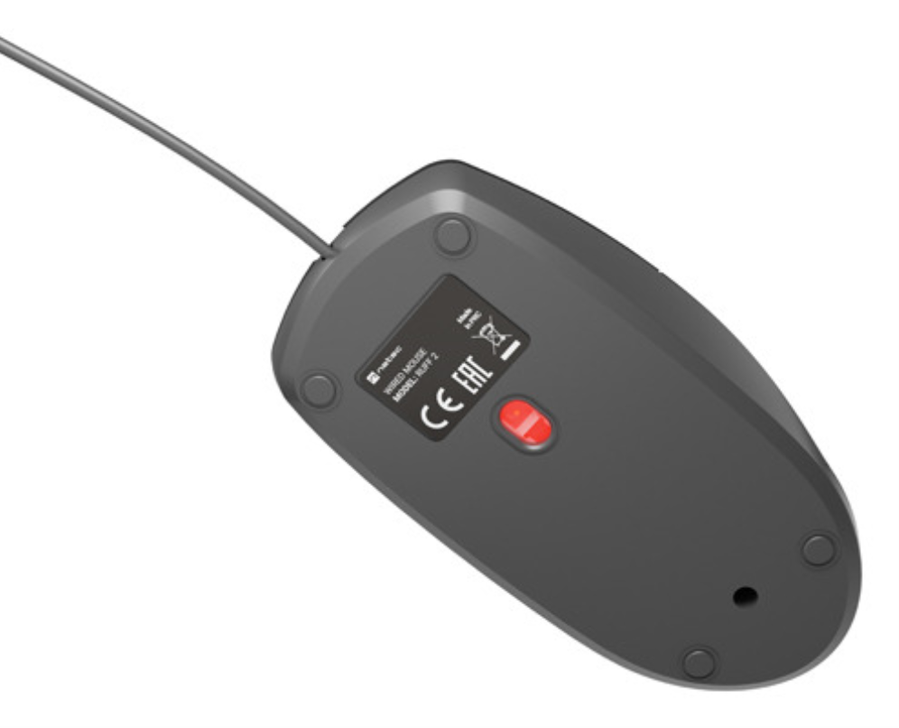 RATON NATEC RUFF PLUS 1200DPI OPTICO NEGRO USB - detalle