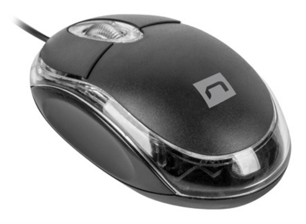 RATON NATEC VIREO 2 1000DPI OPTICO NEGRO USB - detalle