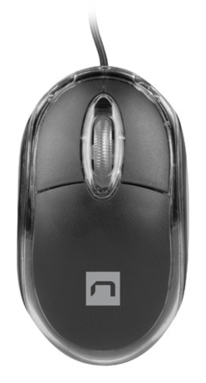 RATON NATEC VIREO 2 1000DPI OPTICO NEGRO USB - detalle