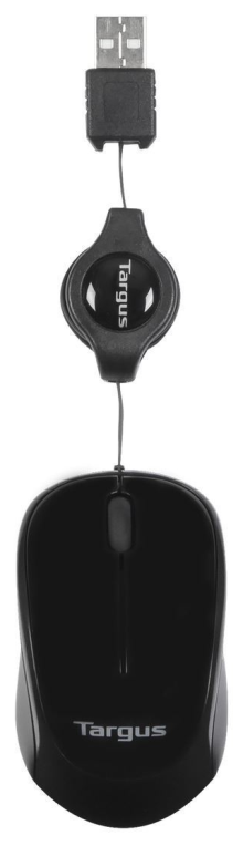 RATON TARGUS BLUE TRACE COMPACTO NEGRO USB - detalle