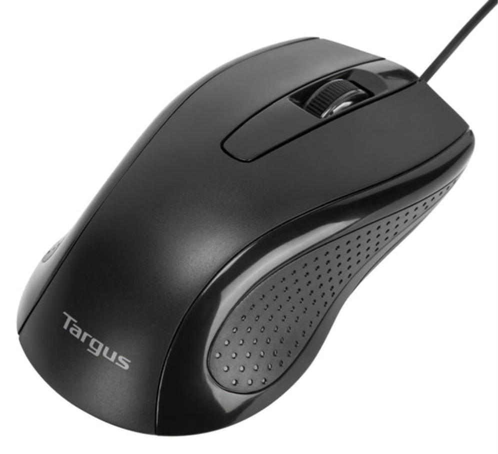 RATON TARGUS USB 1000DPI ANTIMICROBIANO OPTICO NEGRO USB - detalle