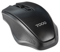 TooQ Ratón inalámbrico. 1600 DPI. 4 botones. Negro